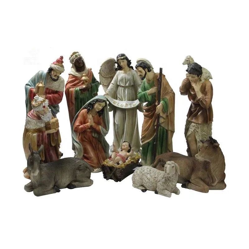 Outdoor Religious Figure Decoration Holy Family Nativity Set Christmas