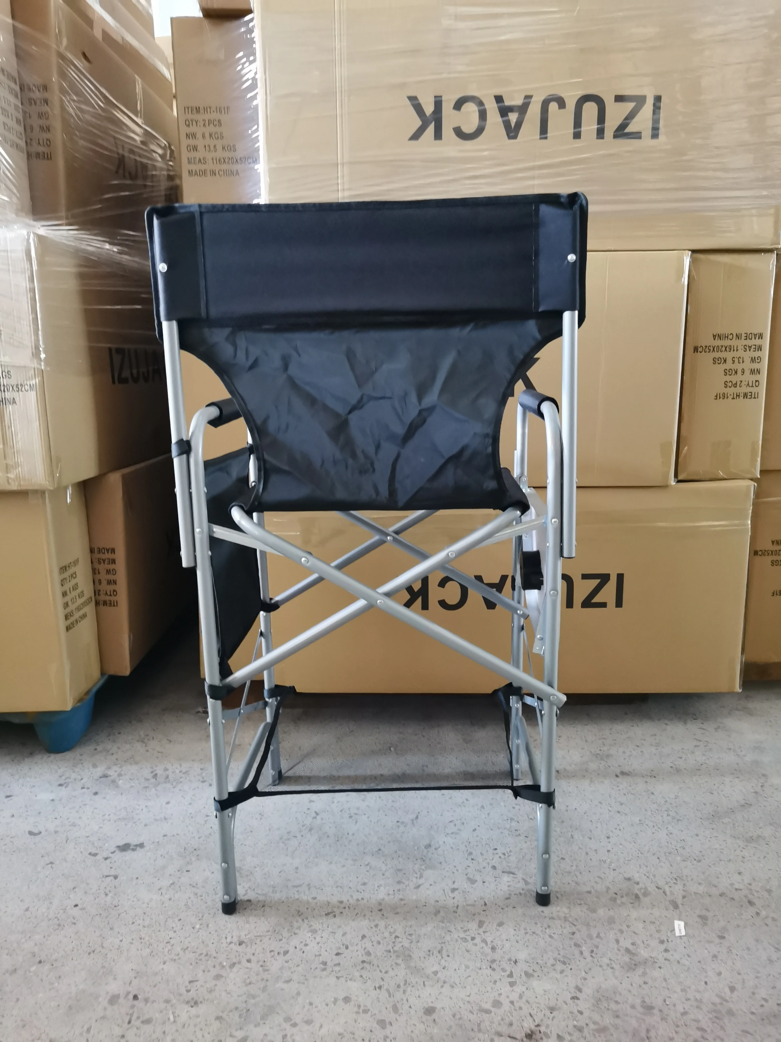 2024 Hitree OEM Factory Modern Makeup Make-up Outdoor Steel Folding Chair With Promotional Price