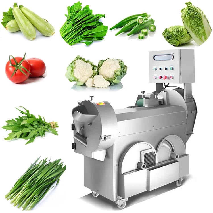 Industrial Electric Chopper Vegetable Dicer Dicing Machine Green