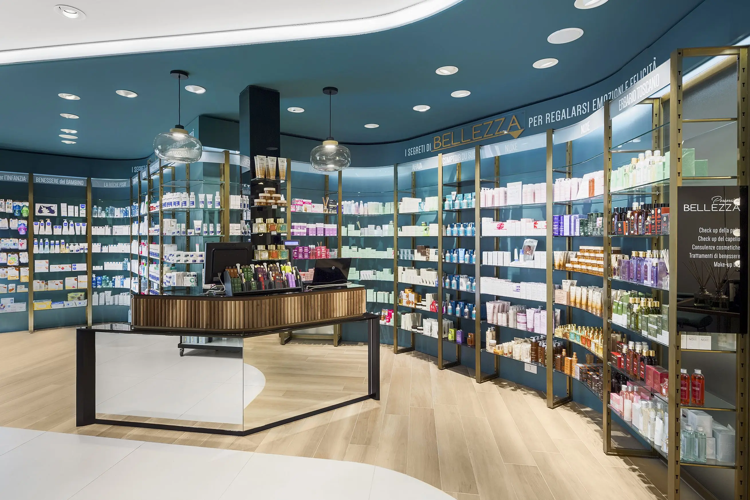 薬局家具モダンデザイン医療店家具薬局棚ディスプレイラック