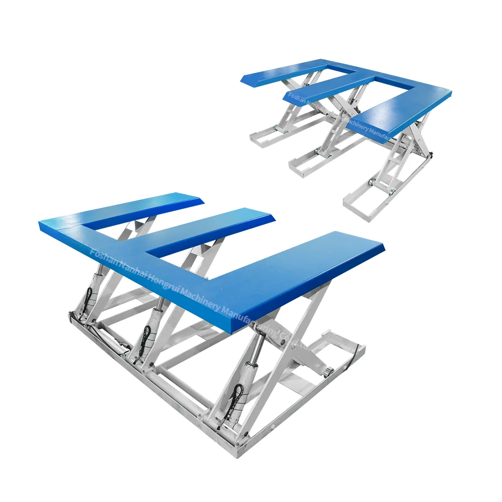 Foot Pedal Control with RollersHydraulic Lift Table Smooth Lifting  for Heavy Wood Panel Handling