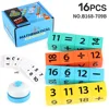 White  Digital Rubik's Cube  16pcs