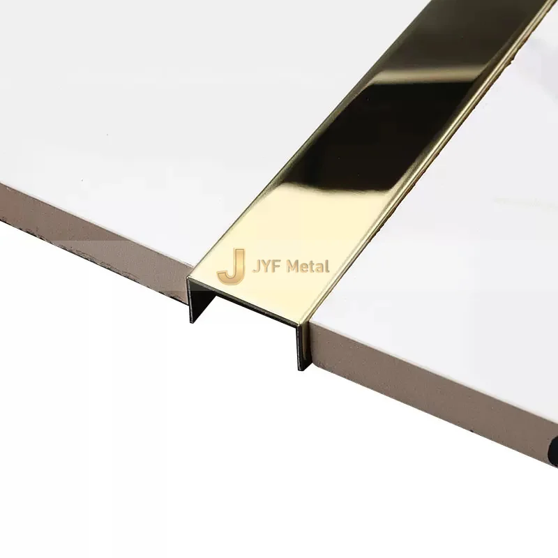Factory Manufacturer Factory Price Customized Surface for Lobbly Decoration Decorative Stainless Steel Edge Trim for Panel