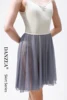 [far mountain grey] narrow waist dress