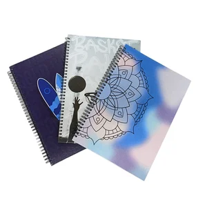 Hot Selling Double Metal Spiral Notebook Wholesale Hardcover Notebooks A4 New Design Spiral Note Book for School and Office