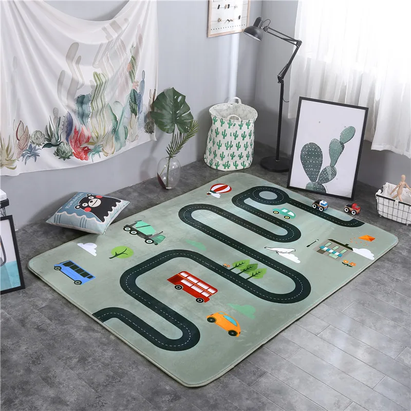 Thick Large Size Flying Chess Kindergarten Cartoon Sport Carpet Game Mat Children Crawling Floor Climbing Mat Baby Room Carpet