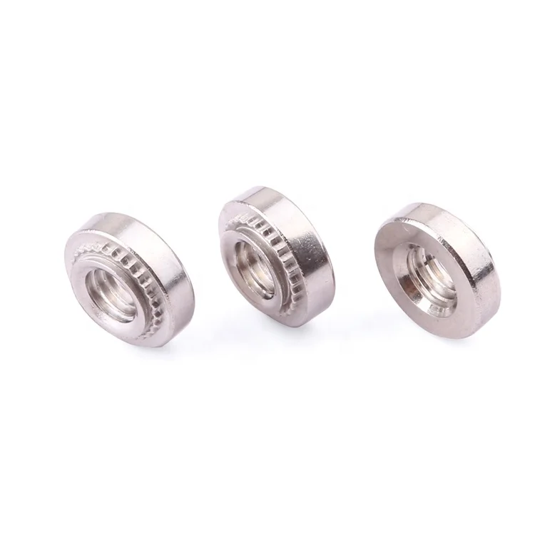 Factory price fastener M2-M10 stainless steel 304 press fit nut pressure rivet nut self-clinching nuts