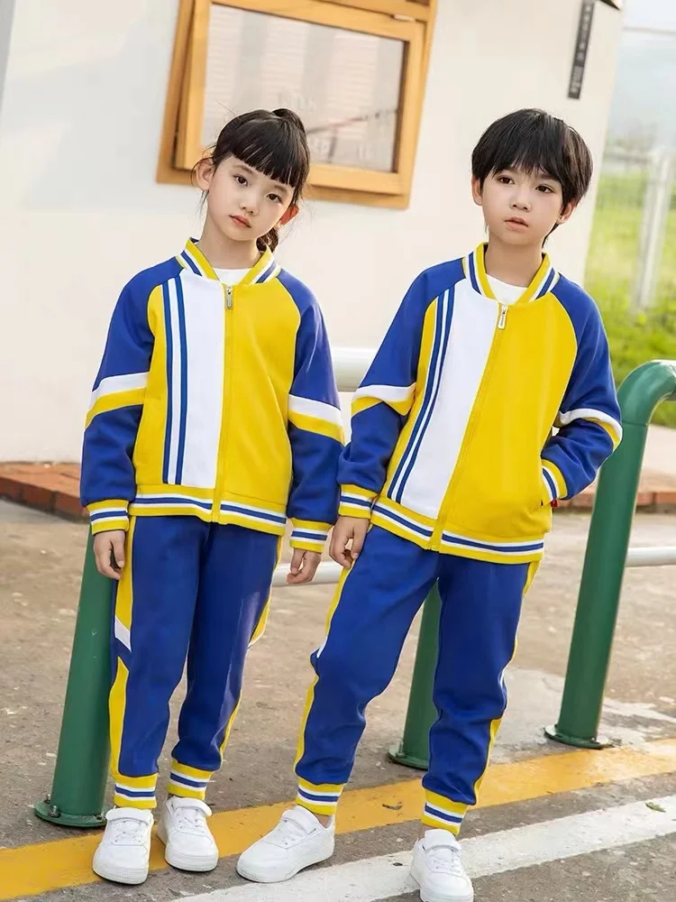 Primary School Uniforms Kindergarten Uniform Coat Pants Jacket Stretchy