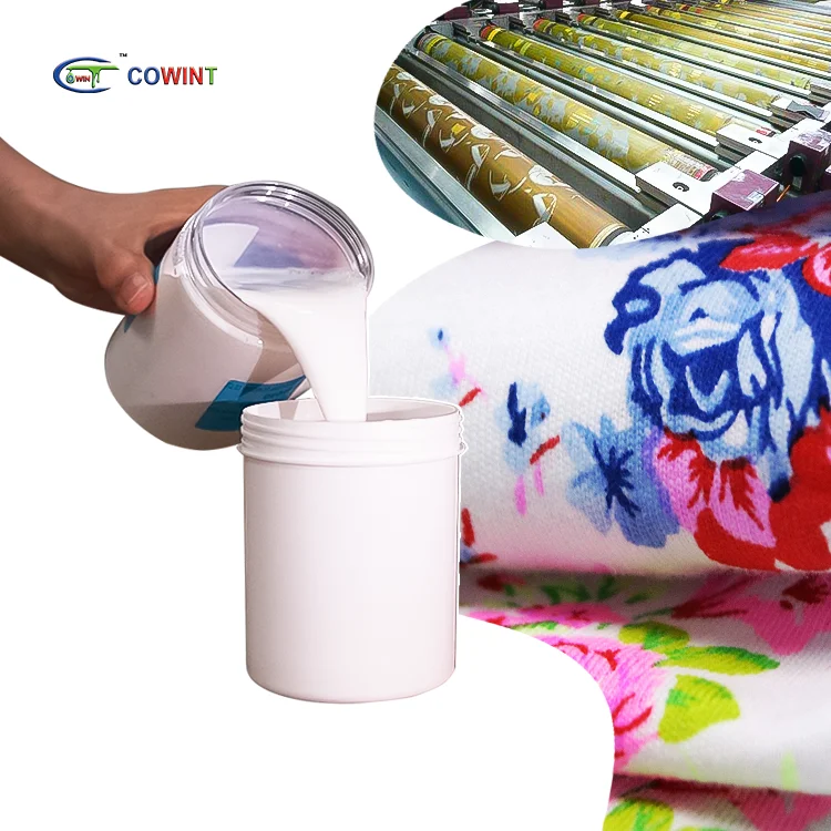 Cowint Screen Printing Eco Binder and Silkscreen Pigment Ink Acrylic Fabric Binder for Textile Printing