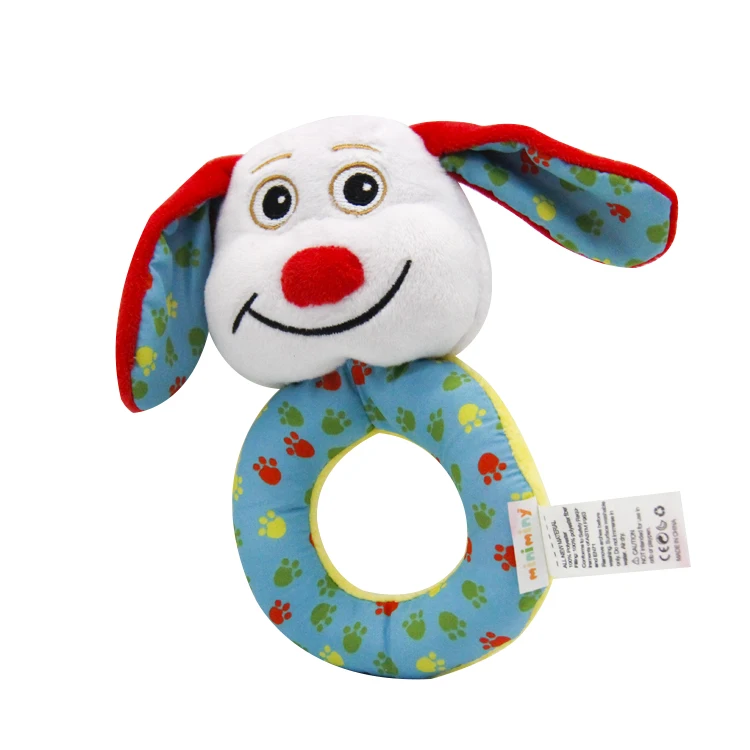 Новый продукт для малышей, мягкая плюшевая игрушка-погремушка для малышей