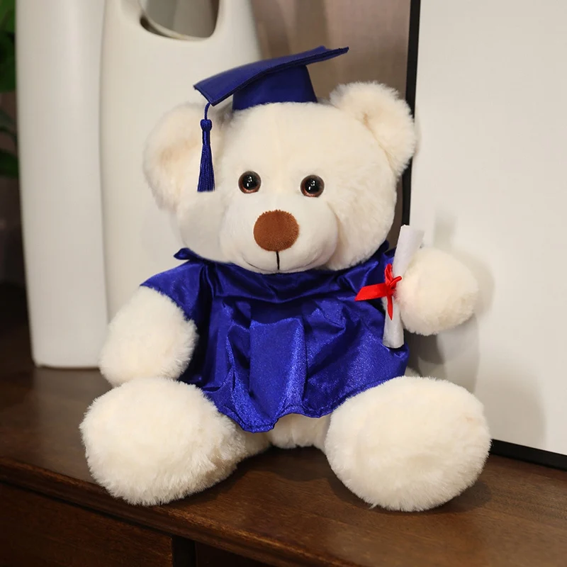 2025 Stuffed Gift Toy Custom Graduation Plush Bear Plush Graduation Teddy Bears Doll Graduation Bear