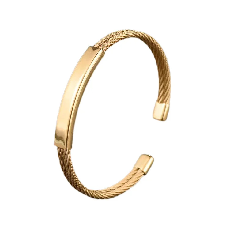 18k Gold Plated Handshake Bracelet With Magnetic Clasp By Onnanoko Jewellery