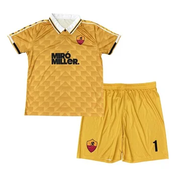 Soccer Uniform Custom Factory Manufacturing Classic Design Retro Football Jersey Set