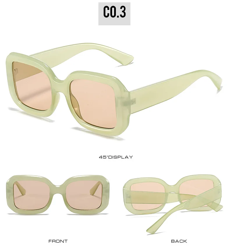 New Trendy Design Your Own Sunglasses Square Uv Polarized Sunglasses ...