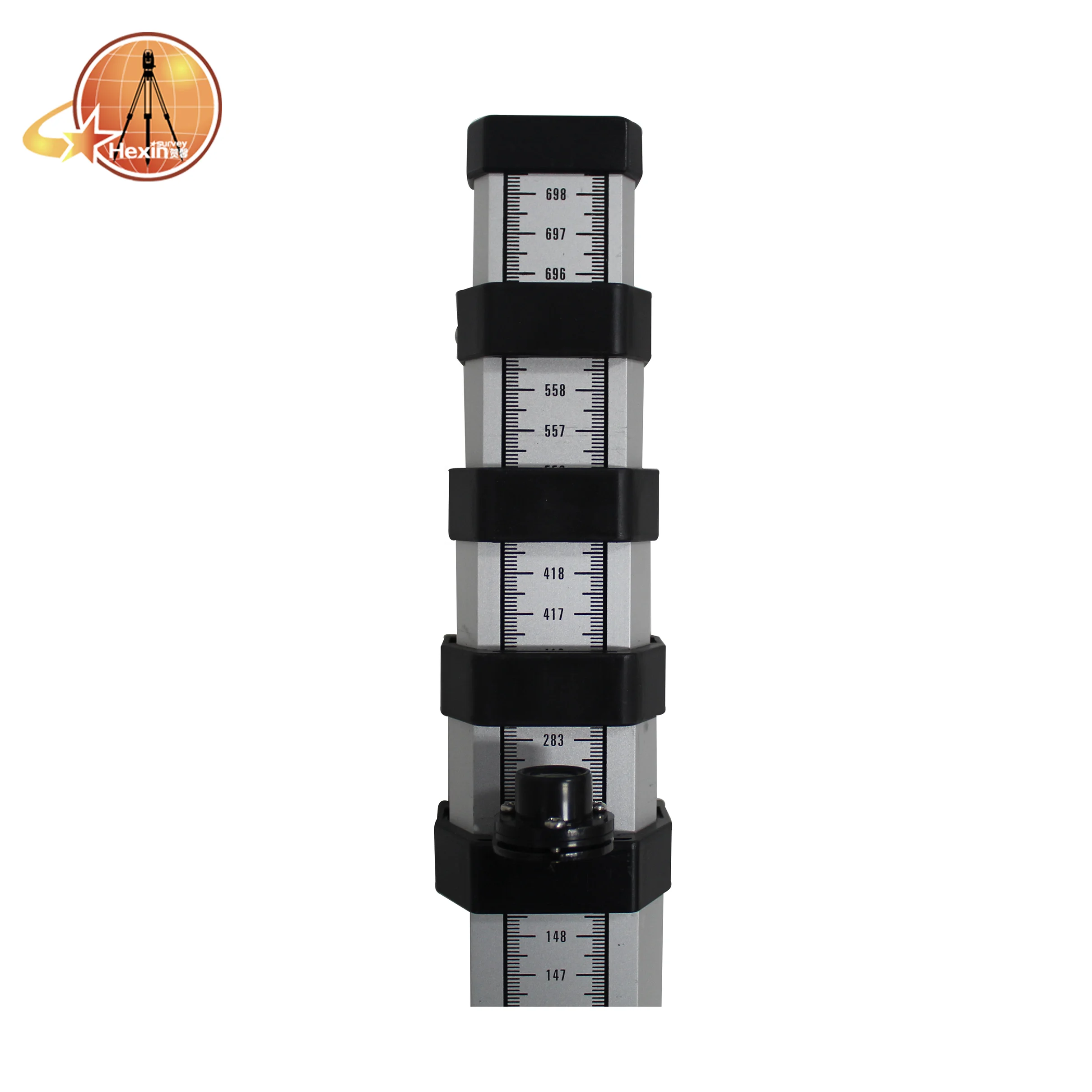 Mire De Nivellement Télescopique HAYAT 6 Mètres 5 Plis Avec Couvercle - Instrument Arpentage Neuf