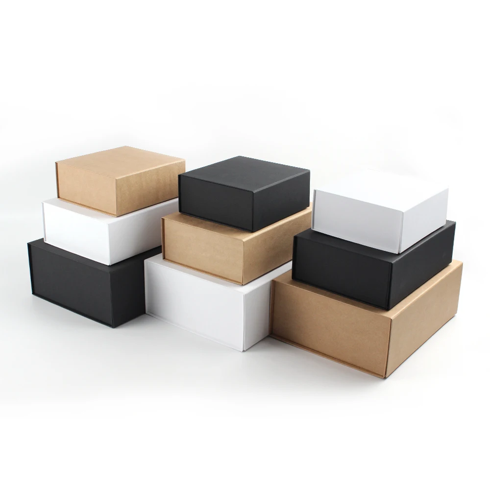 Ready to Ship Folding Packaging Gift Box Magnetic Flat Boxes