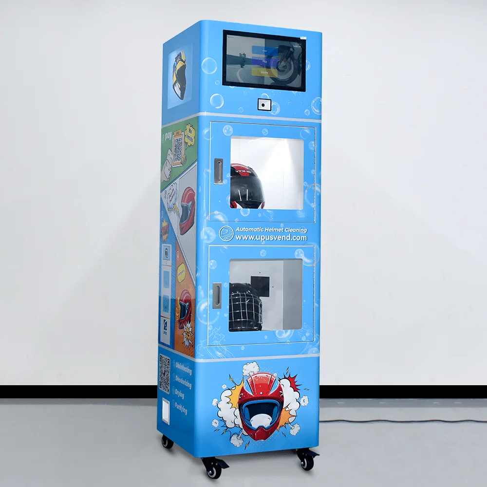 Автоматична машина за сухо чистене и дезинфекция на мотоциклетни шлемове от UPUS с пара за стерилизация и хигиенизиране, автоматична машина за чистене на мотоциклетни шлемове