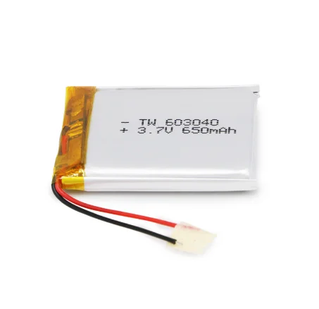 rechargeable lipo battery lithium ion 603040 650mah li polymer battery 3.7v with cheap price