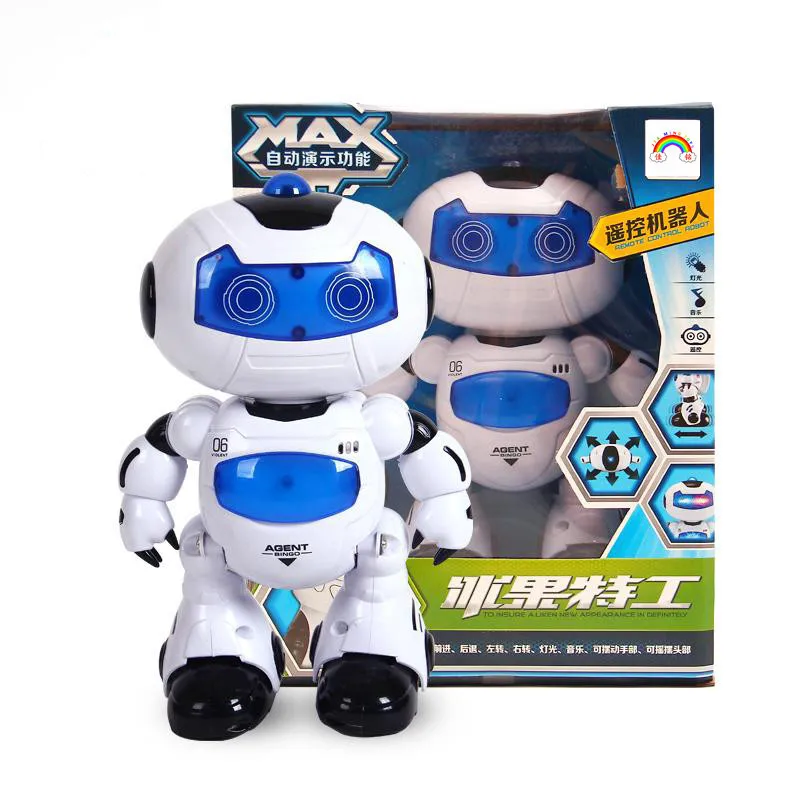 Многофункциональный Интеллектуальный робот танцевальный с дистанционным управлением автоматическая демонстрация света и