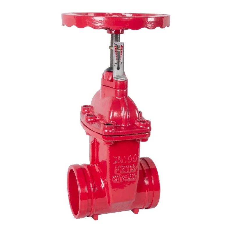 FIRE FIGHTING RISING STEM RESILIENT SEAT SIGNAL CAST IRON GATE VALVE details