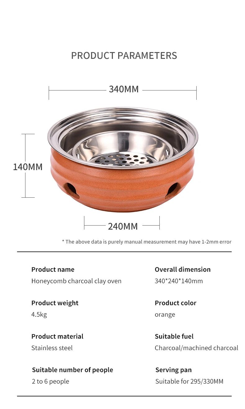 Japanese Barbeque Charcoal Grill Yakiniku Table Top Stove One Furnace