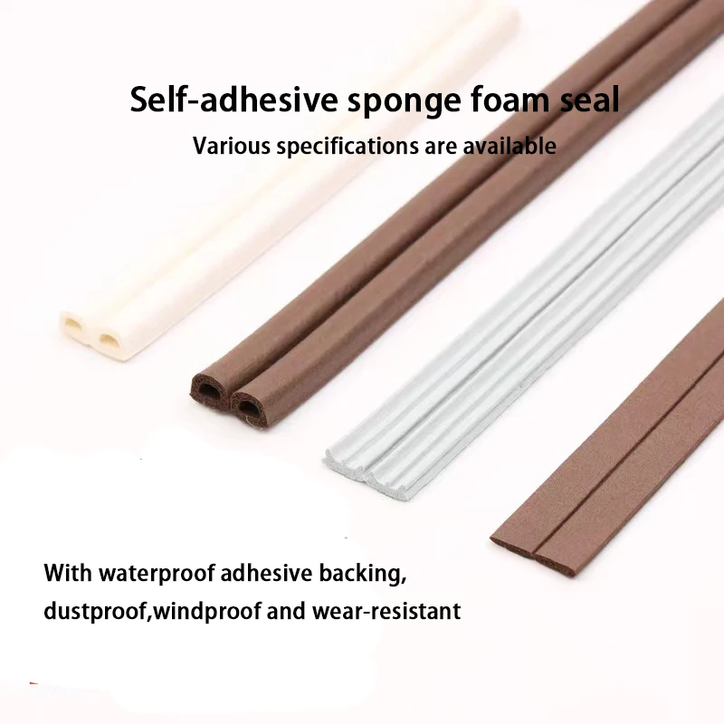 Draft Proof Rugs Gray Rubber Seal Weather Stripping For Windows EPDM Self-Adhesive ...