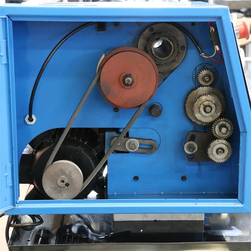 LUZHONG CJM280 Mini Metal Horizontal Lathe Machine 220V Automatic Grade Light Duty Capacity Manual Lathe Tool Engine Motor PLC