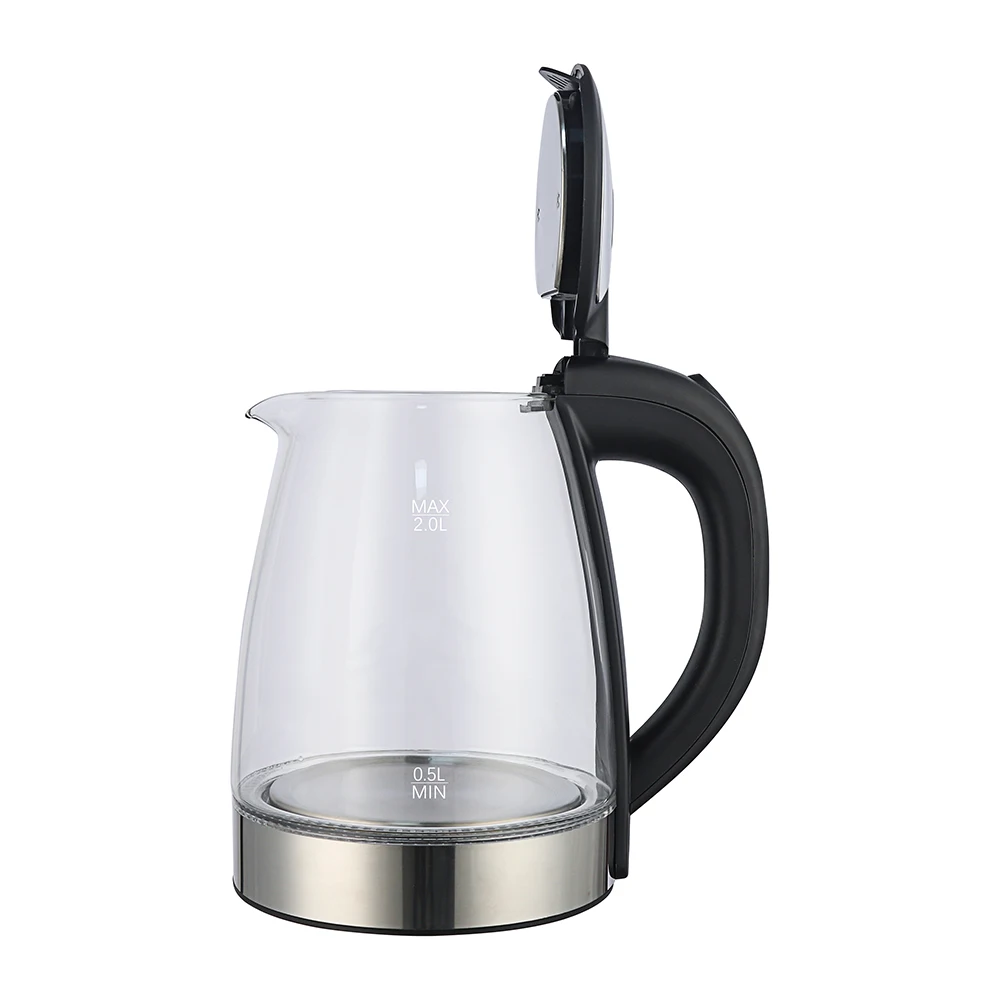 Glass Teapot Oem 1.7l 1.8l Cordless Kettles Electric Glass Kettle