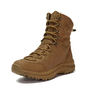 Factory OEM ODM Custom Wholesale Tactical Shoes Leather Combat Boots
