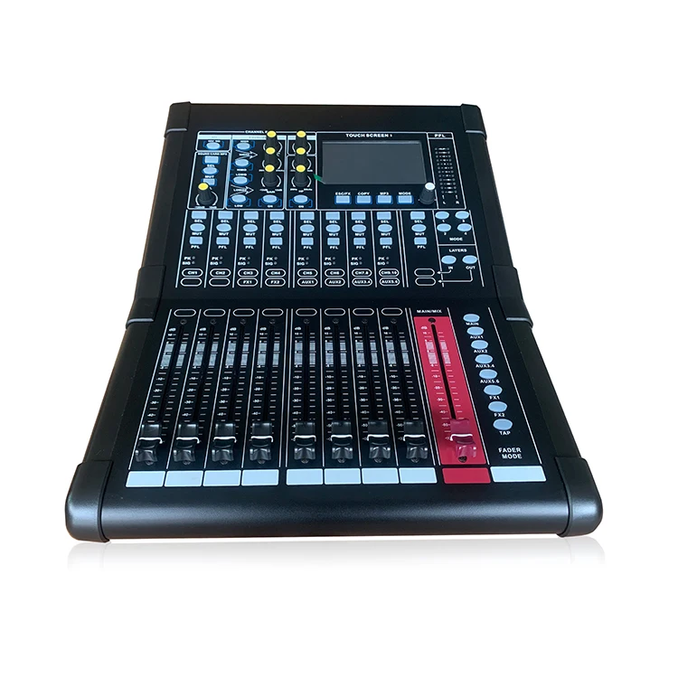12-Way Pa System Digital Mixer Console Stage Record Music