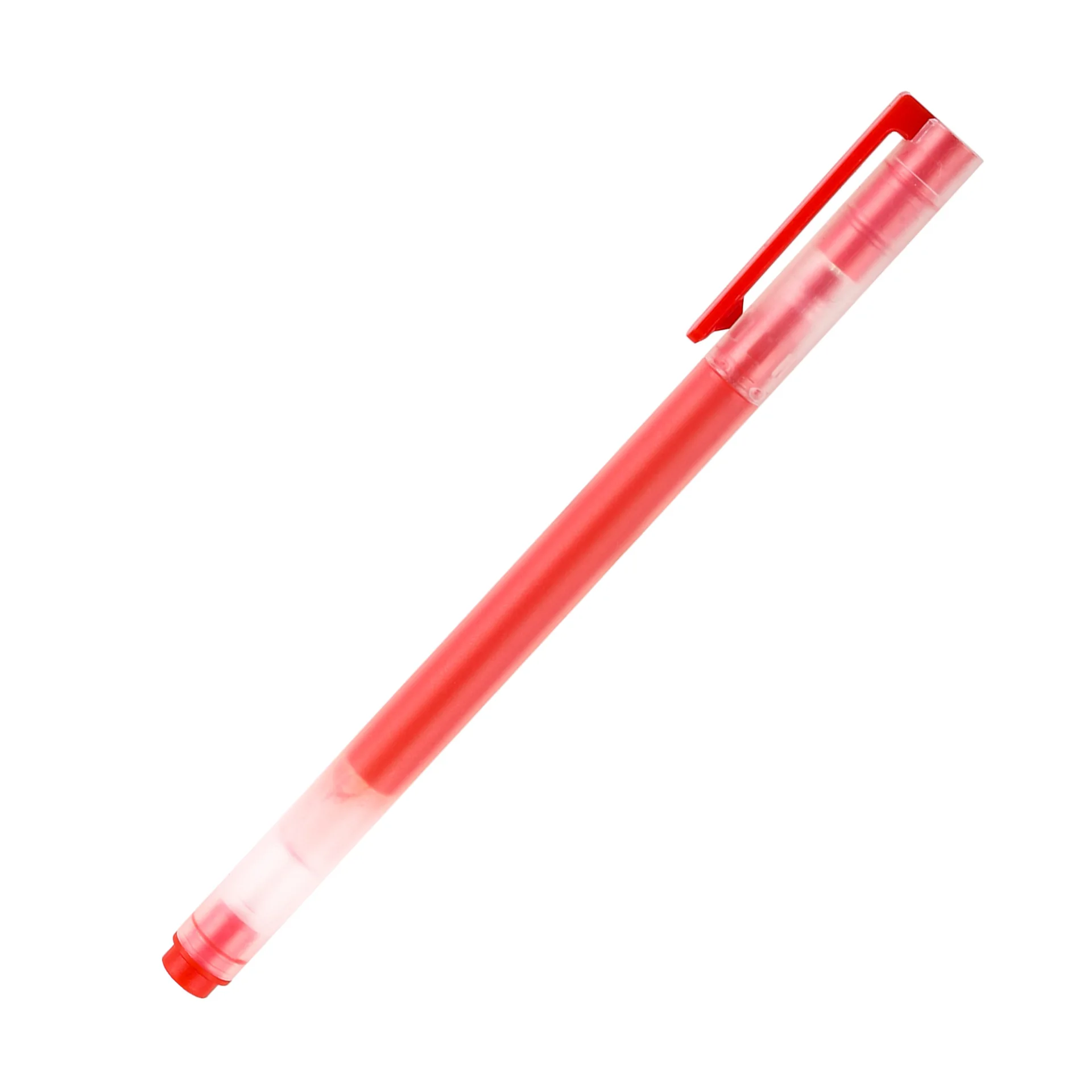 Hot Sale Custom Printed Logo Office School Pens Large-Capacity Smooth Comfortable Plastic Gel Ink 1.0mm Writing Bulk_voghion.com