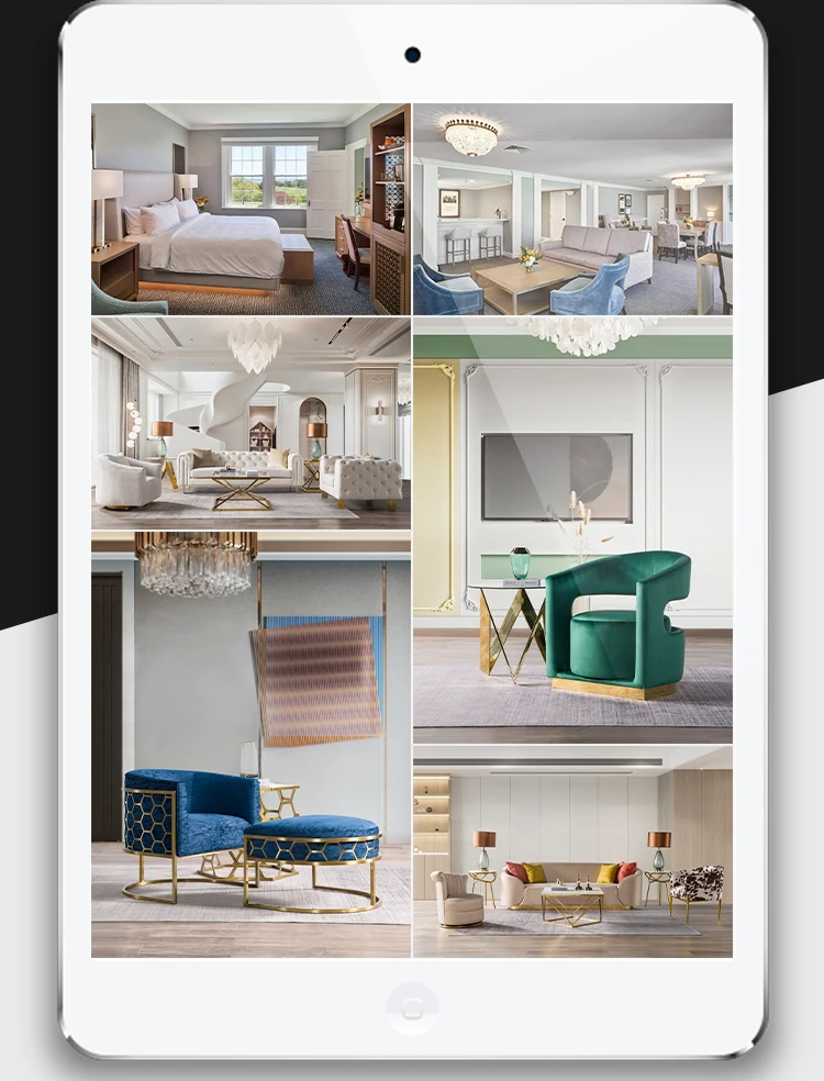 Fabric Velvet Lamb Boucle Modern Living Room Furniture Arc Shape