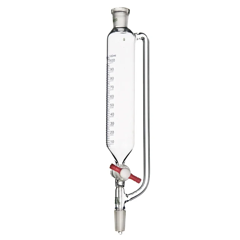 PTFE Stopcock Graduated Pressure Equalizing Dropping Funnel