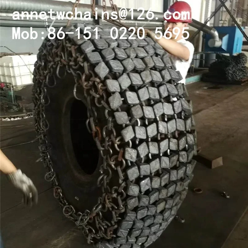 Цепь для защиты шин Wa900 45/65r45 50/65R51 55 5/80r57 875/65r29 29.5r29 26.5r25 29.5r35 высокого качества