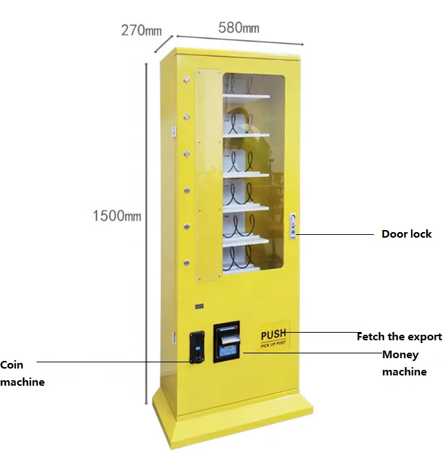 
Vending machine small 12 cigarette vending machine screw channel condoms self-help vending machine 
