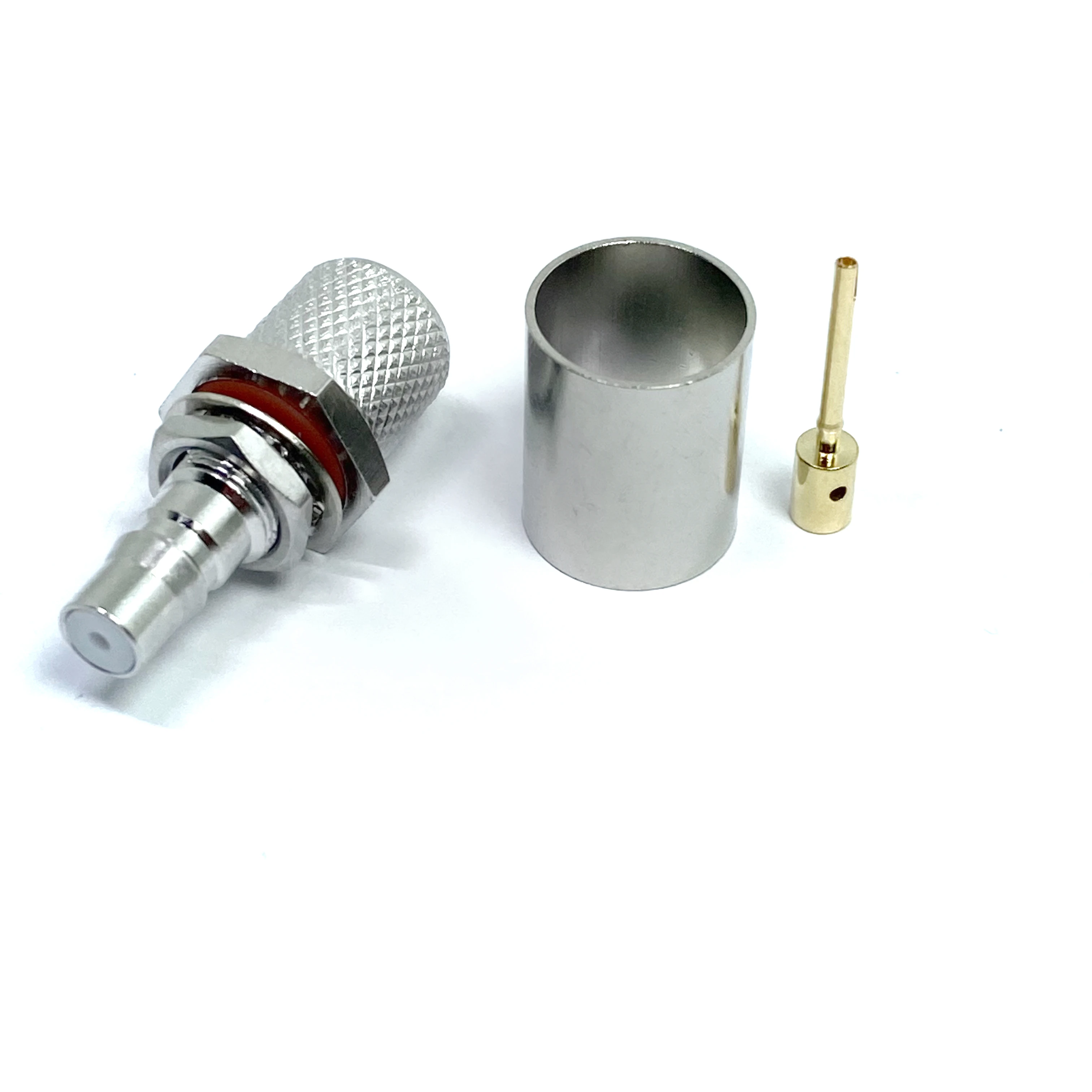Factory QMA Female Jack Bulkhead Waterproof Straight for WTR400 Rg8 for 400 Cable Rf Coaxial Connector QMA (rf) Connectors