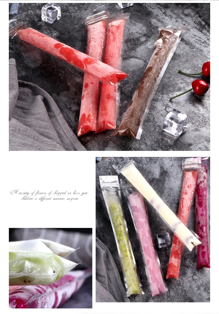 Jijid Custom Printed Heat Seal Sealer Disposable Freezes Ice Cream