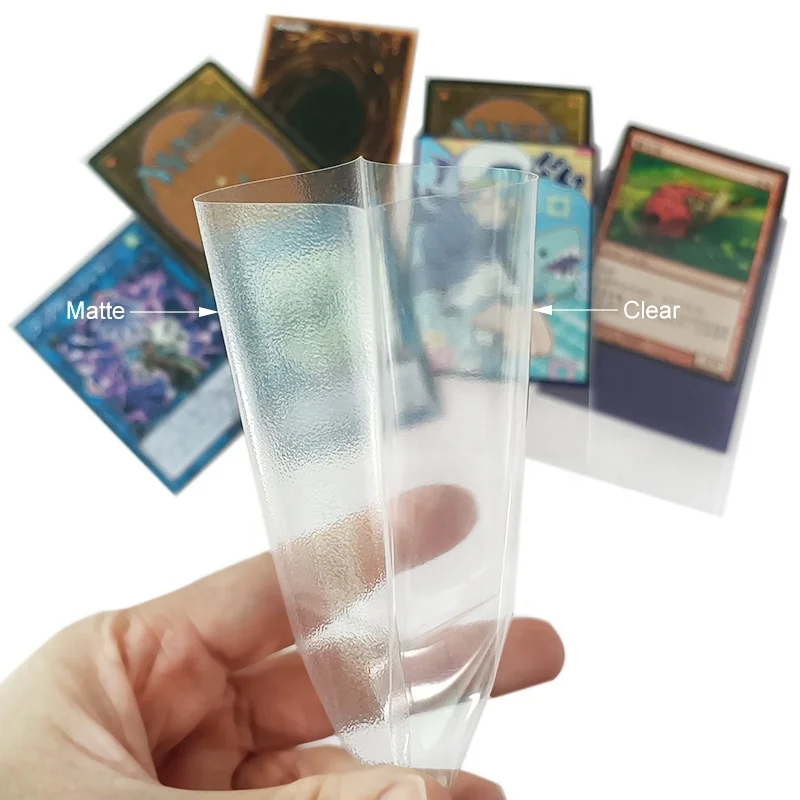 69x94mm Magic Card Outer Sleeves the Third Layer Trading Deck Protector  Plastic Card Sleeves MTG Matte Clear Outer Card Sleeves