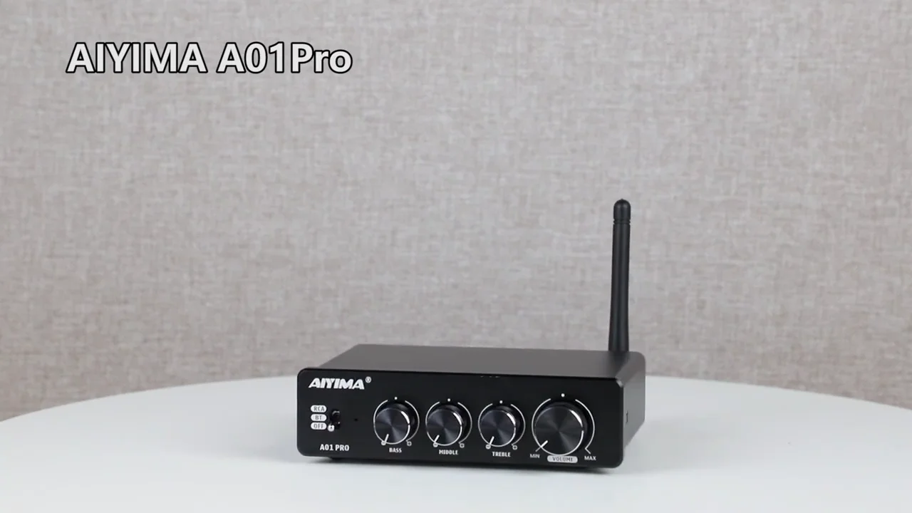 AIYIMA A01 PRO BT TPA3116 Power Amplifier 2.0 Channel Stereo Amp