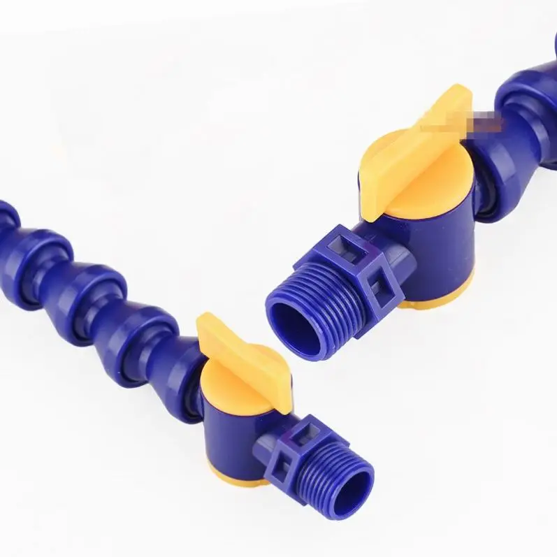 TEBAK CNC POM Modular Coolant Gooseneck Adjustable Plastic Coolant Spray Conduit Flexible Acetal Delivery Tube Segmented Plastic