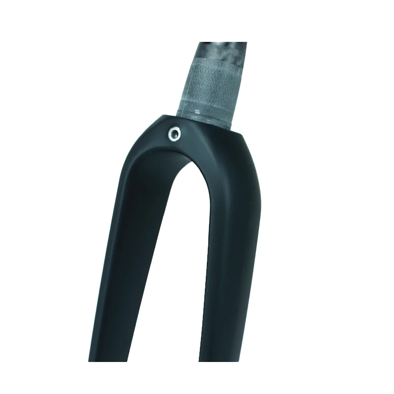 Hot Sale Scheiben bremse Internes Kabel Matte Steck achse Carbon Gabel  Rennrad 700c Disc 700c Gabel Fahrrad Vorderrad gabel