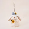 Pendentif lapin Layla 15cm-robe tournesol
