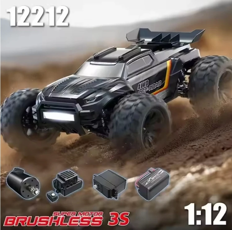 MJX 12212 1/12 4WD Brushless RC Crawler Truck - 58KM/H Off-Road