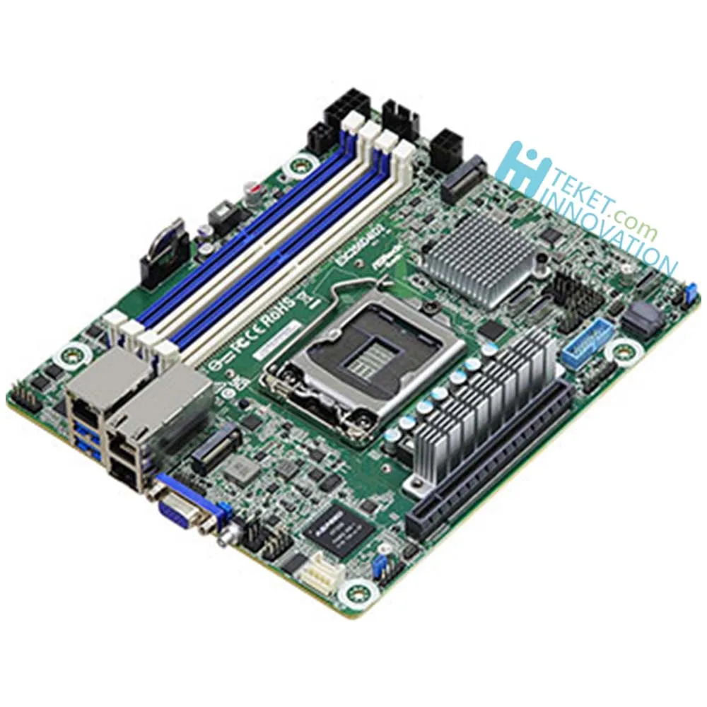 Asrock Rack Server MB E3C256D4I-2T - Supports ATX PSU/IPMI