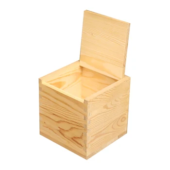 wooden factory FSC&BSCI natural pine Wooden stash Tool Box DIY Storage Jewelry Chest box