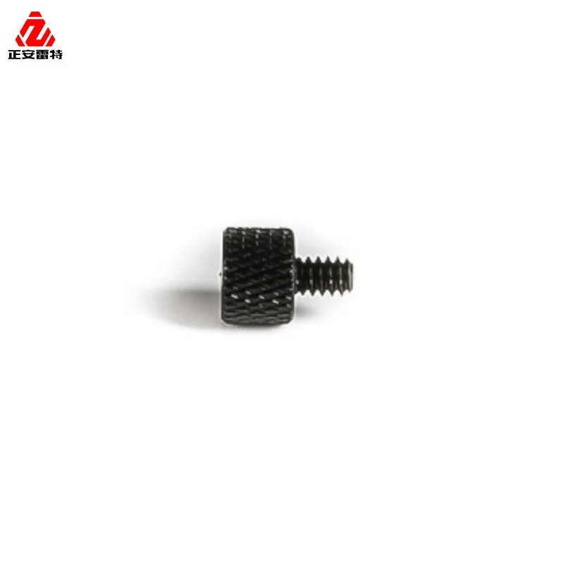 LEITE Computer PC Graphics Card M3x12mm Knurled Head Thumb Screws Black