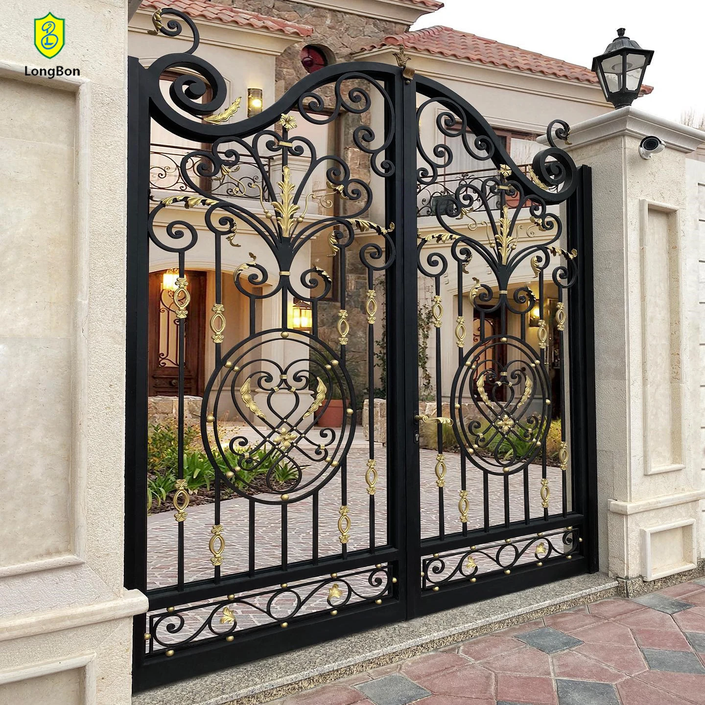 Stylish Wrought Iron Temple Main Gate Designs Main Gate Design Decorative