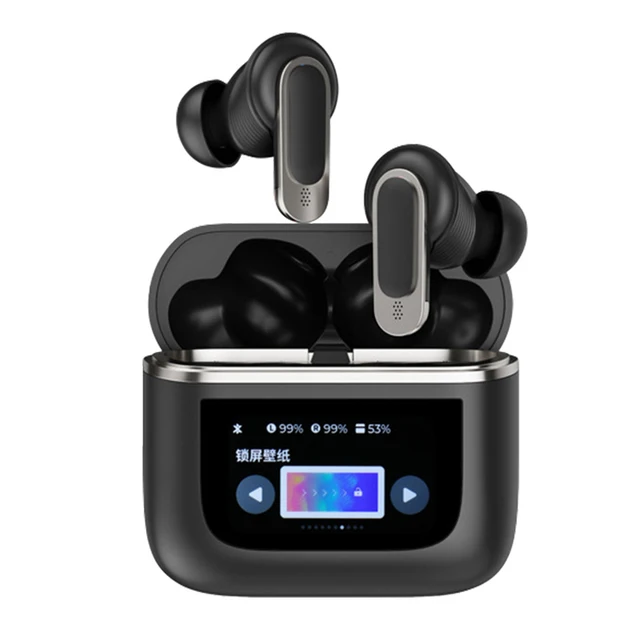 Wireless Bluetooth Earphones V8 LED Touch Screen Control Volume Adjustment Headphones Tour Pro 2 Long Standby Earbuds