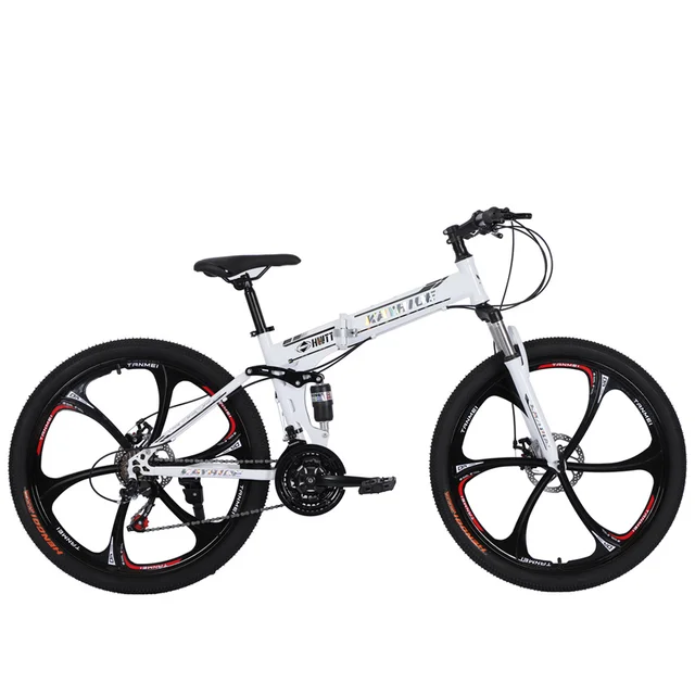 Bicycle Folding Mountain Bike 26 Inch Cheap Folding Steel Customized Aluminum Alloy Carbon Steel Low Frame 26" Bicycle 21 Speed