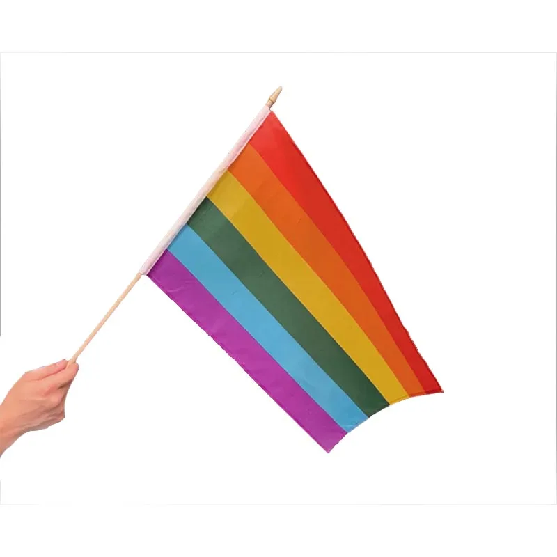 TWINK Gay Pride Mini Stick Flags - LGBTQ Small Hand Held Party Parade Flag TWINK Gay Pride Mini Stick Flags - LGBTQ Small Hand Held Party Parade Flag